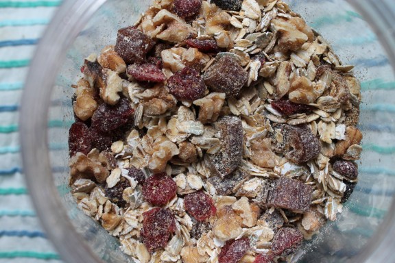 Close-up of muesli