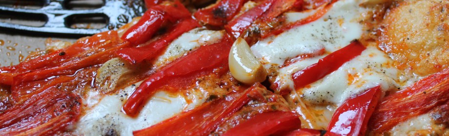 Romano Pepper and Roast Garlic Square&nbsp;Pizza