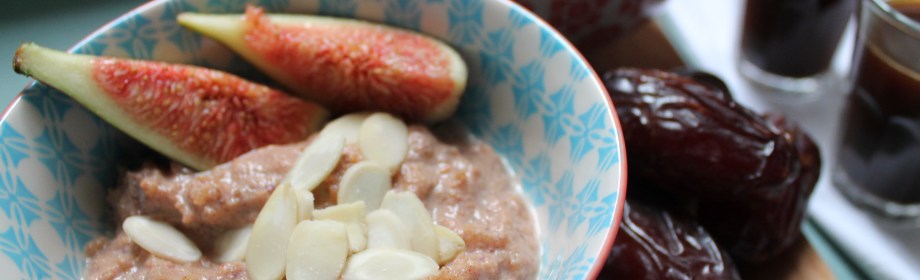 Cinnamon Date Kheer with Fresh&nbsp;Figs