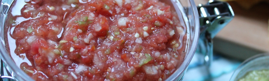 Raw English Tomatillo Salsa