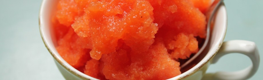 Papaya Granita